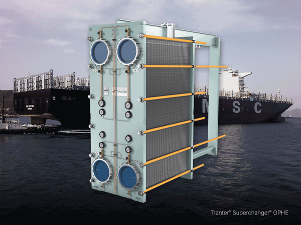 Daewoo opts for Tranter’s plate heat exchangers for world’s biggest container ships