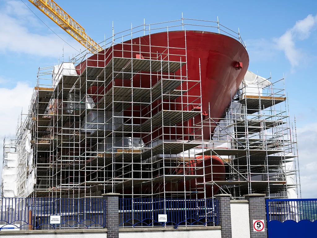 Shipbuilding-crane